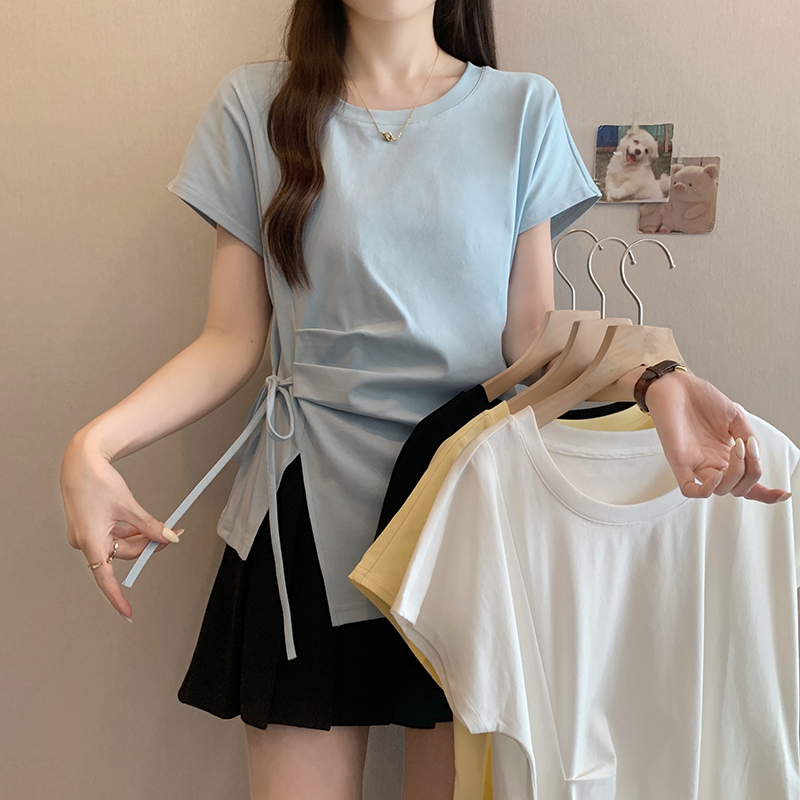 蝴蝶结短袖T恤*4 Colors