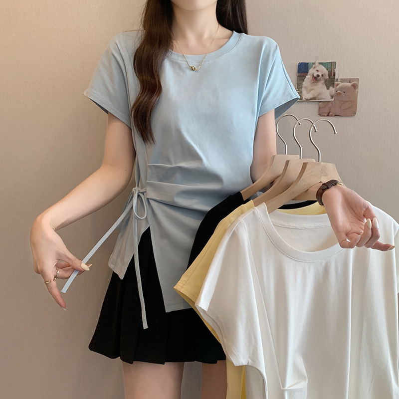 蝴蝶结短袖T恤*4 Colors