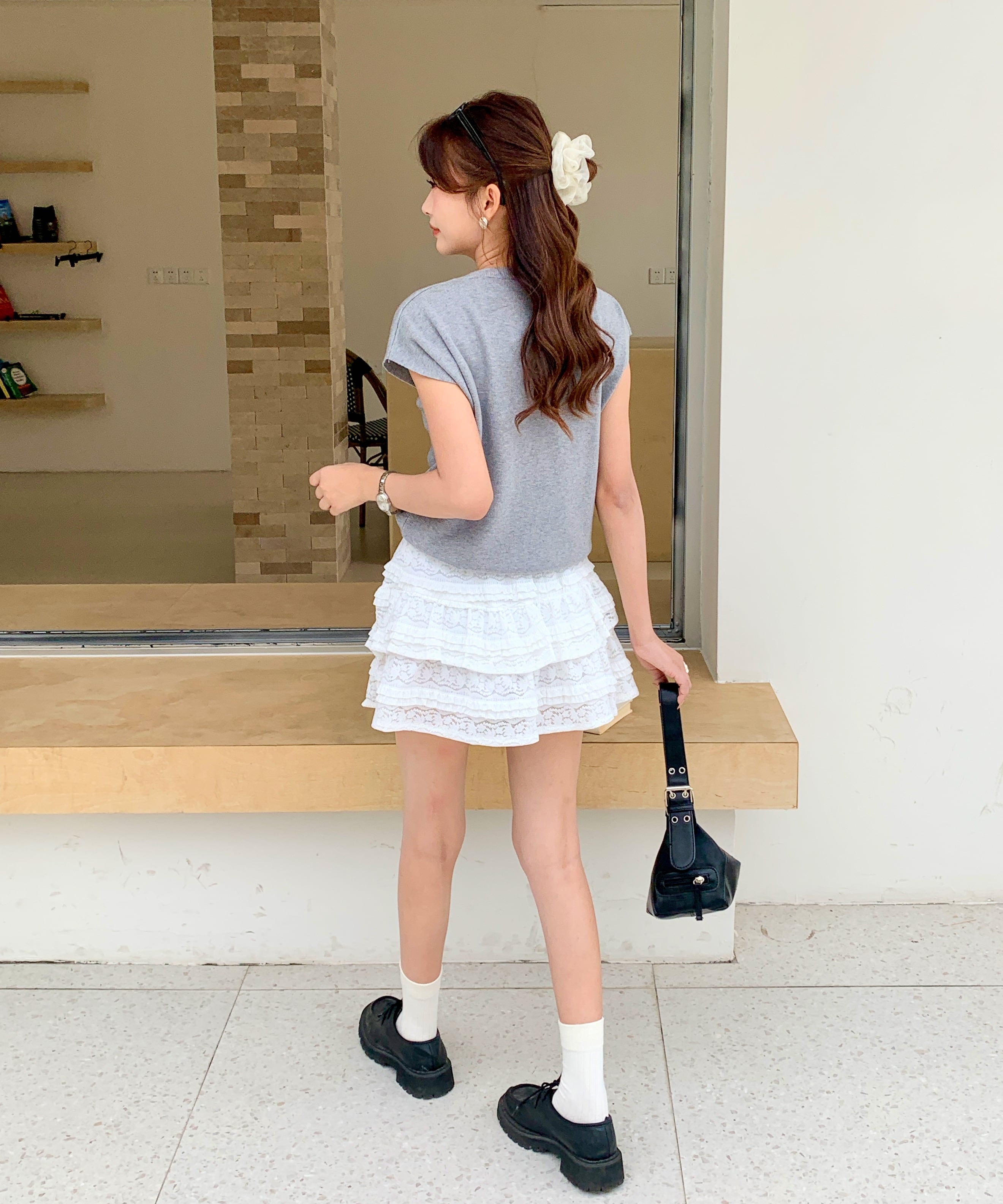 Basic Crew Neck Knit Top基础款圆领针织上衣*7 Colors