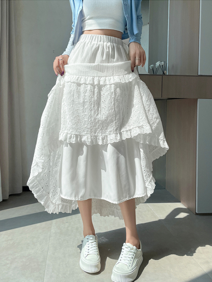 Natali Ruffle Maxi Skirt 气质长款蛋糕裙