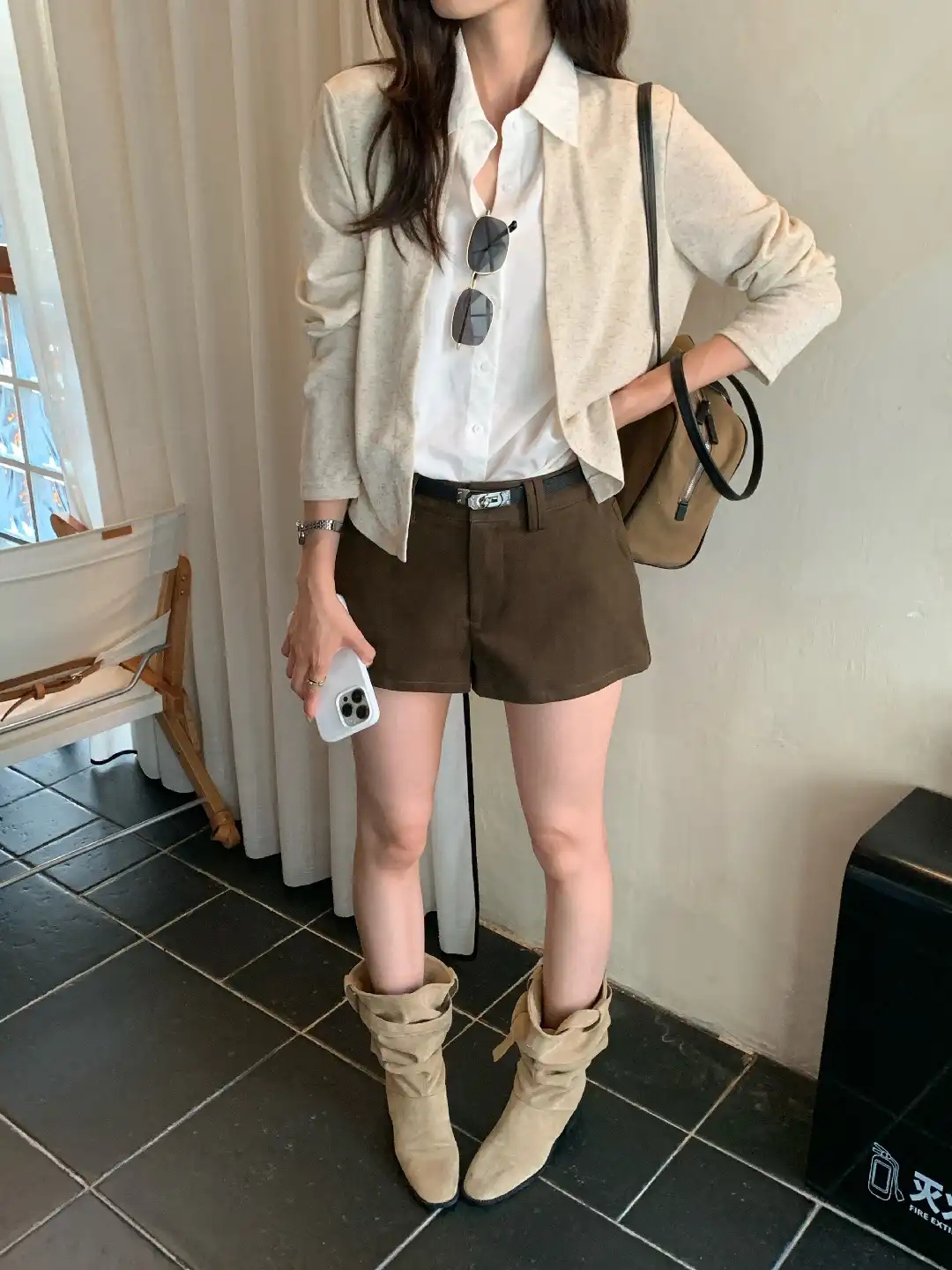 EVERYDAY Linen Layered Shirt 气质通勤亚麻假两件衬衫*2 Colors