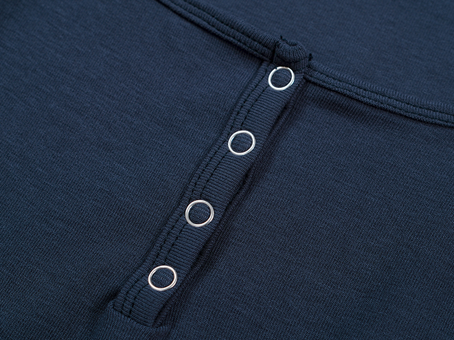  Casual Buttoned Short Tee 纽扣短款百搭T恤* 3 Colors