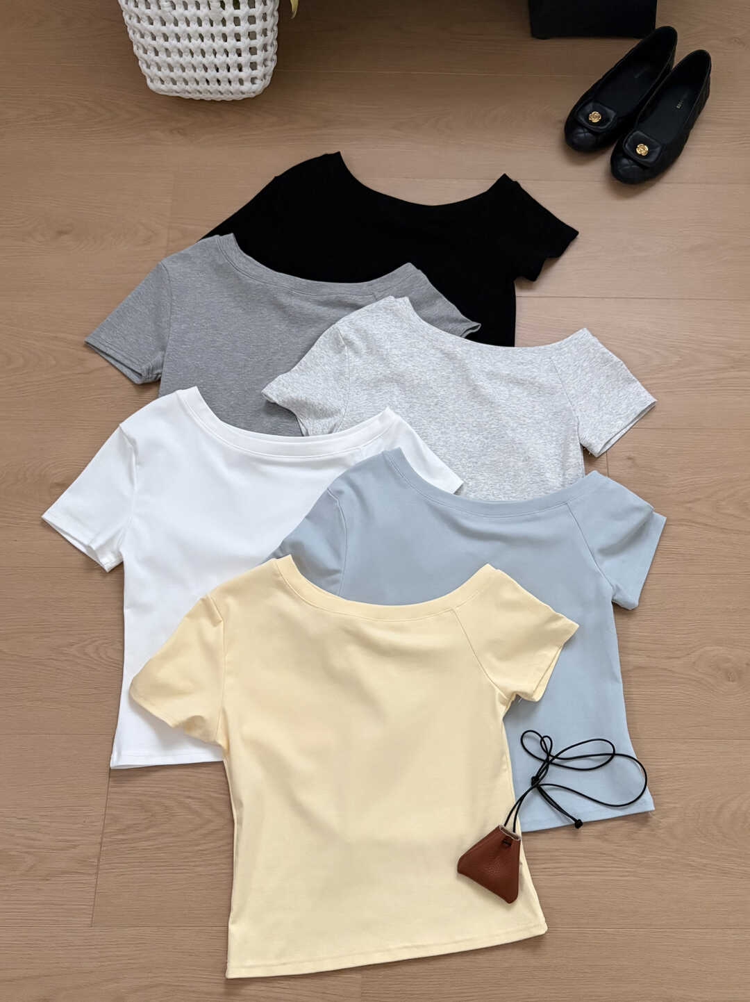 One-Shoulder Slim Fit T-Shirt 有点小特别▪斜肩修身短袖T恤*6 Colors