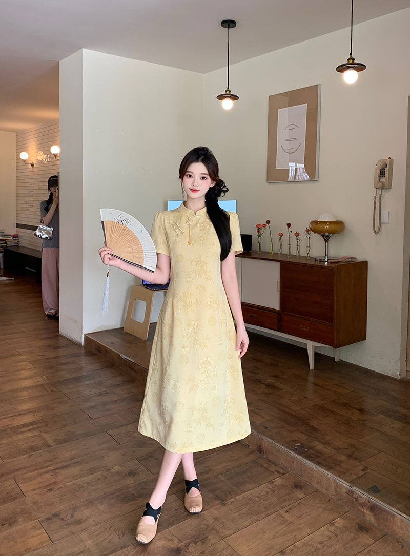 New Chinese Style Cheongsam 新中式旗袍裙