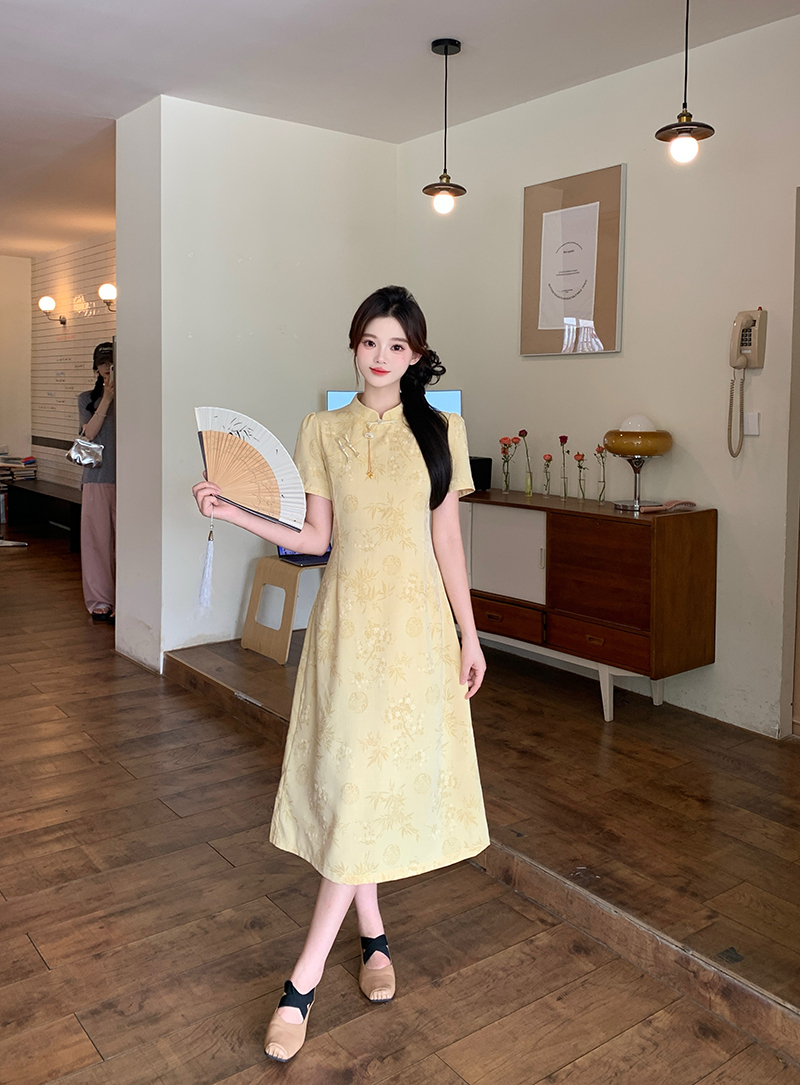 New Chinese Style Cheongsam 新中式旗袍裙