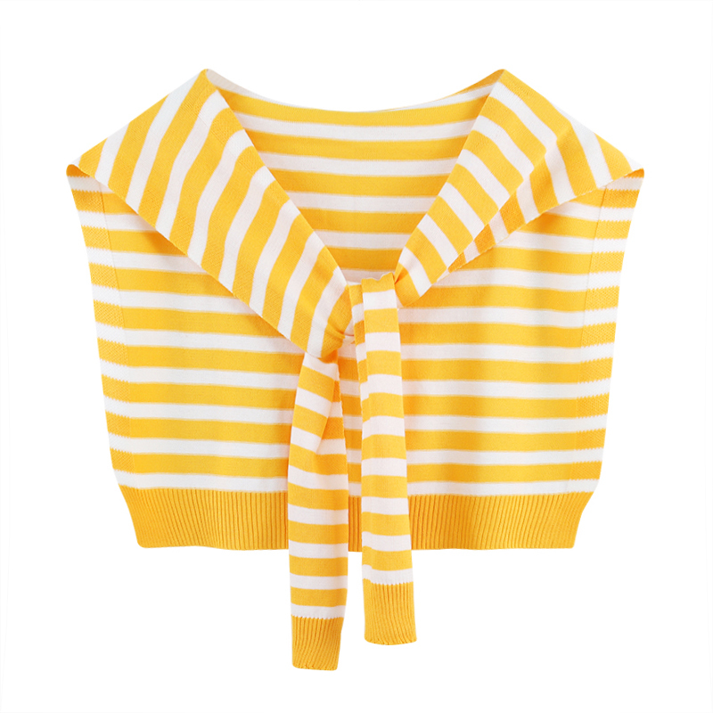 Stripe Shoulder Wrap Shawl 条纹小披肩*5 Colors