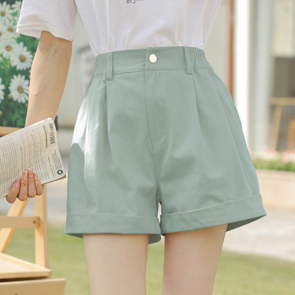 Sweet Candy Shorts 糖果色直筒短裤*4Colors