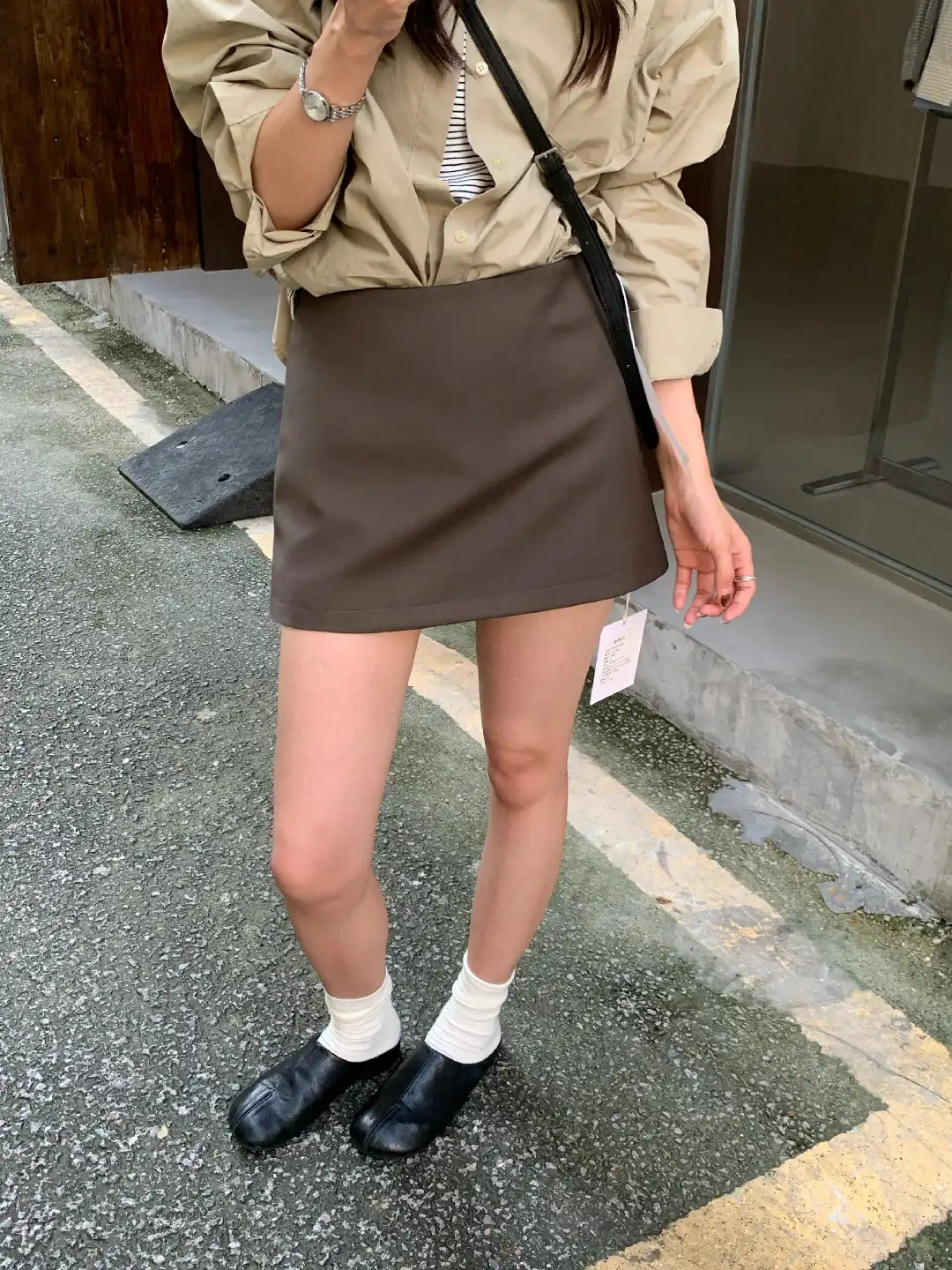 CHIC Tailored Midi Skirt 巨百搭！西装半身裙* 2 Colors