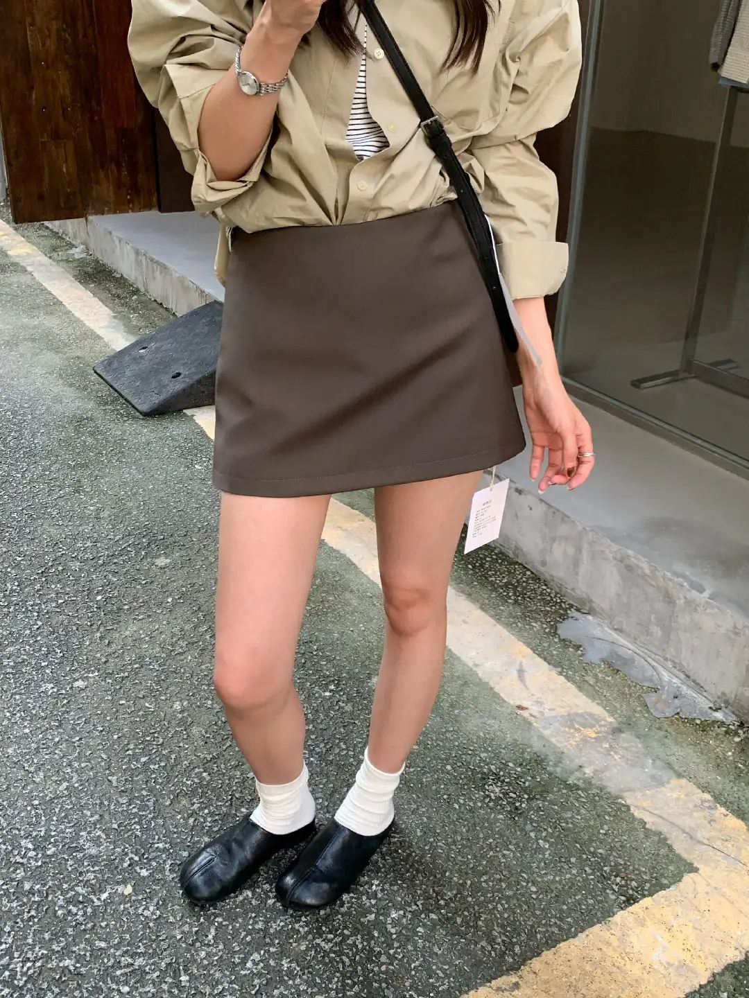 CHIC Tailored Midi Skirt 巨百搭！西装半身裙* 2 Colors