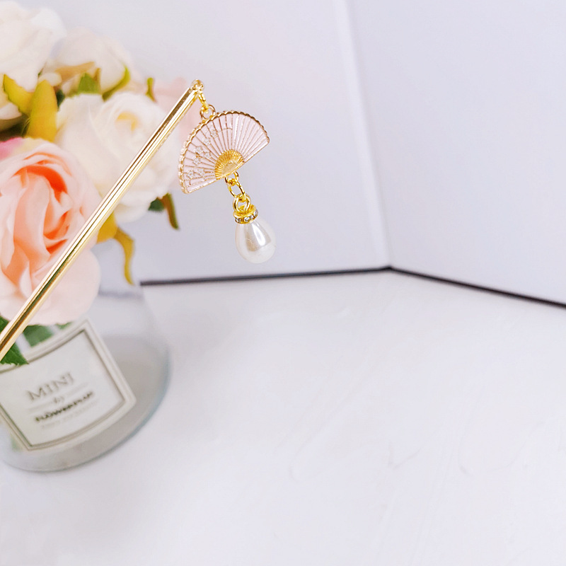 扇子步摇发簪*3 Colors