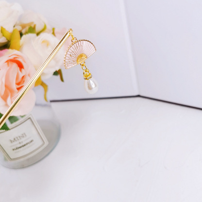 扇子步摇发簪*3 Colors