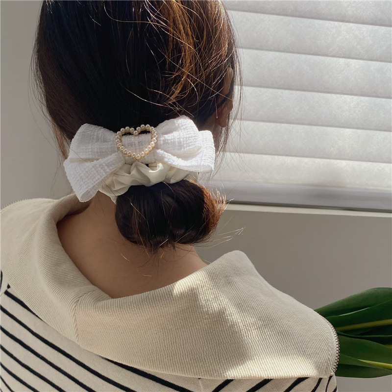 Classic Bow Hairband 小香风粗花气质蝴蝶结发圈*2Colors