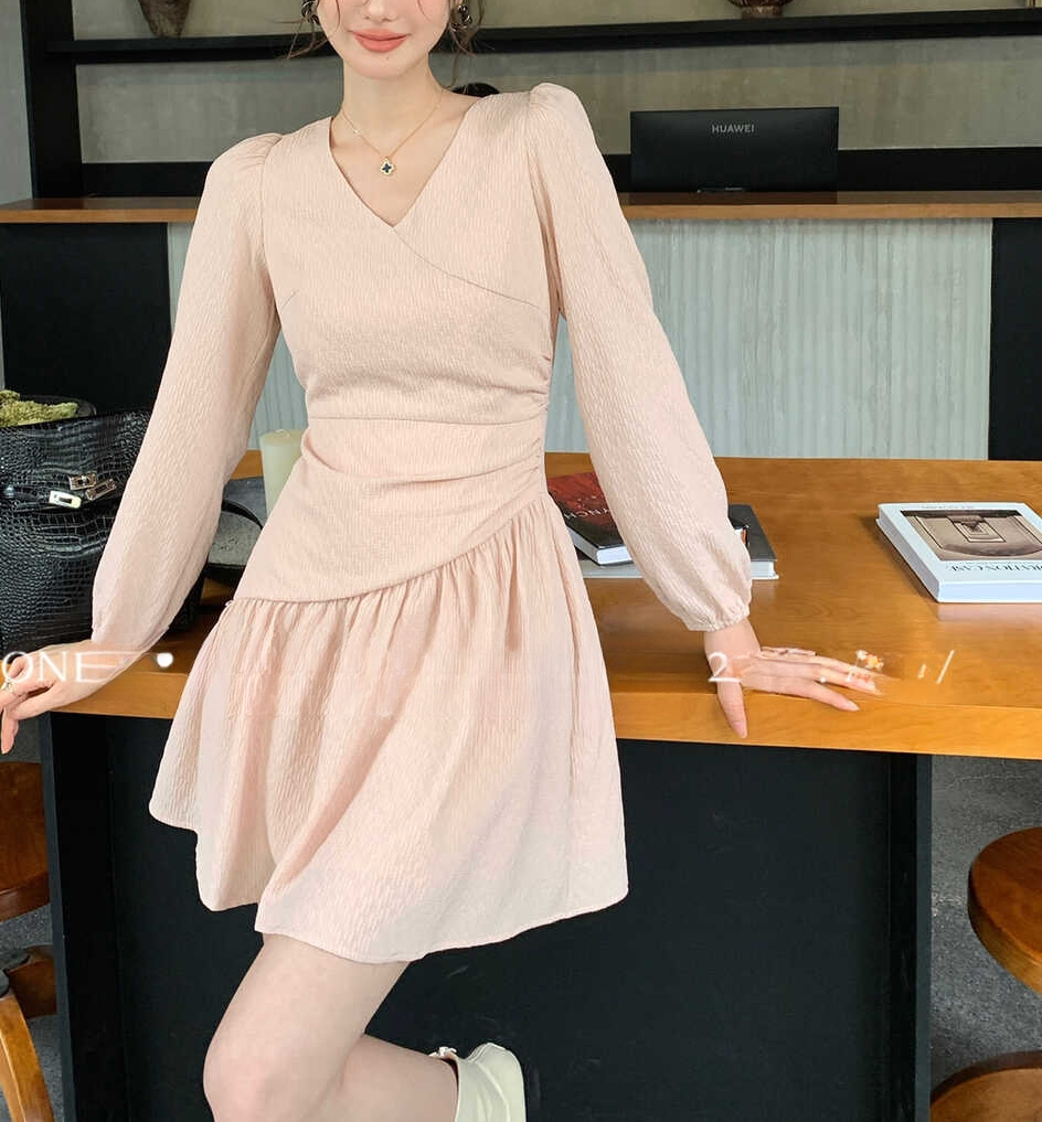 Sweet and Gentle Style One-Piece Dress 甜美温柔风连身裙*2 Colors