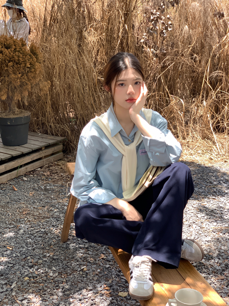  Adjustable Buckle Pleated Pants 调节扣压褶休闲裤*3 Colors