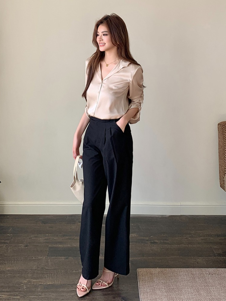  CHIC Wide Leg Suit Pants 简约阔腿西装裤