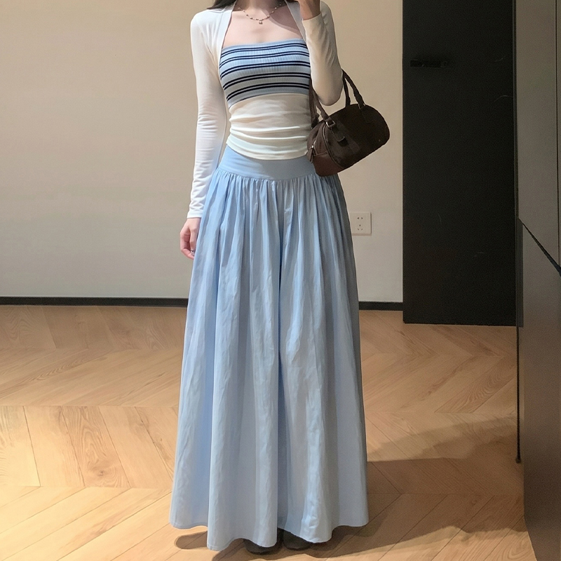LUMEA Fluid A-Line Full Skirt 垂感A字大摆半身裙*4 Colors