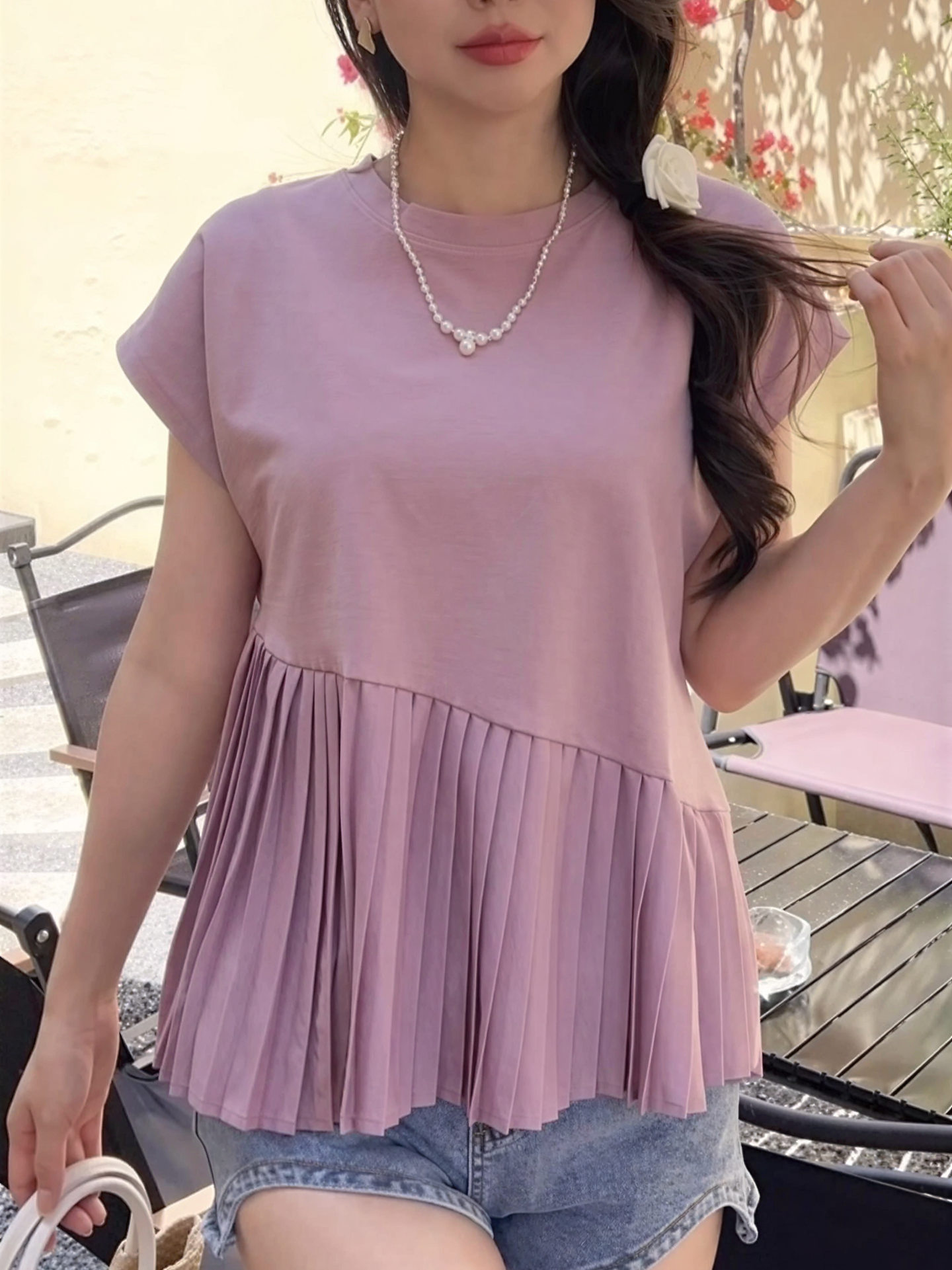 Pleated top