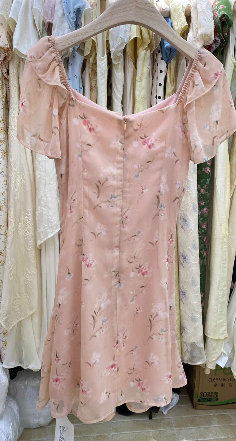 Sweet Cottage Ruffle Trim Dress 田园甜美木耳边连衣裙*2 Colors