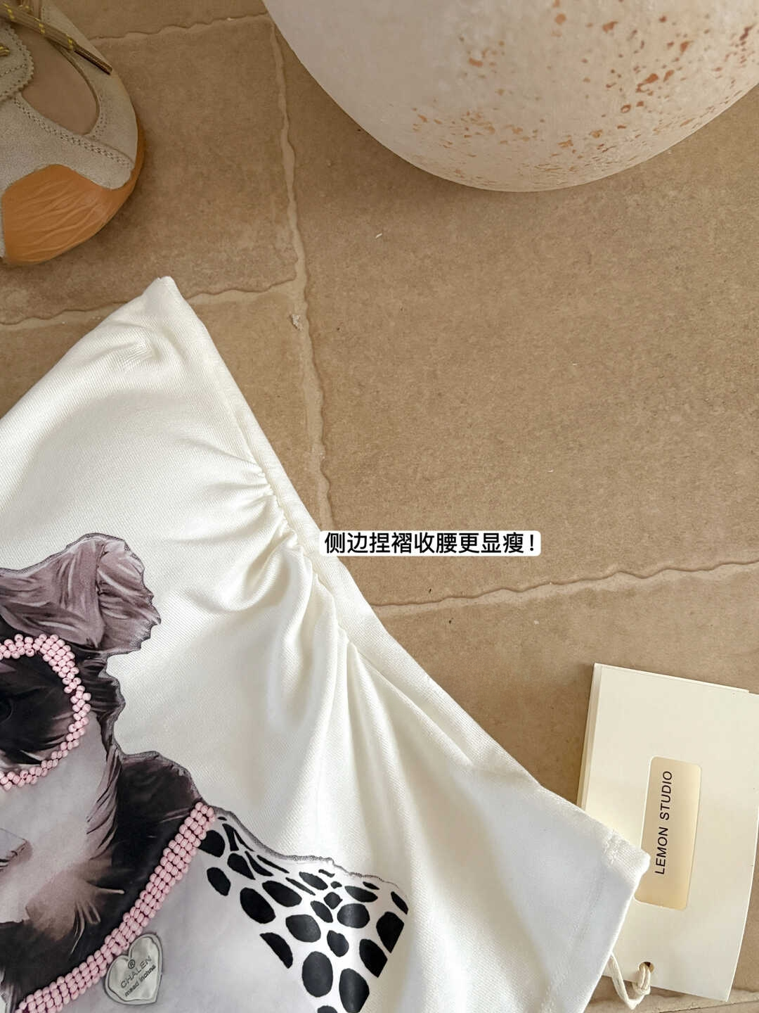 Puppy Print Tube Top Vest 小狗印花抹胸背心 自带胸垫*4 Colors