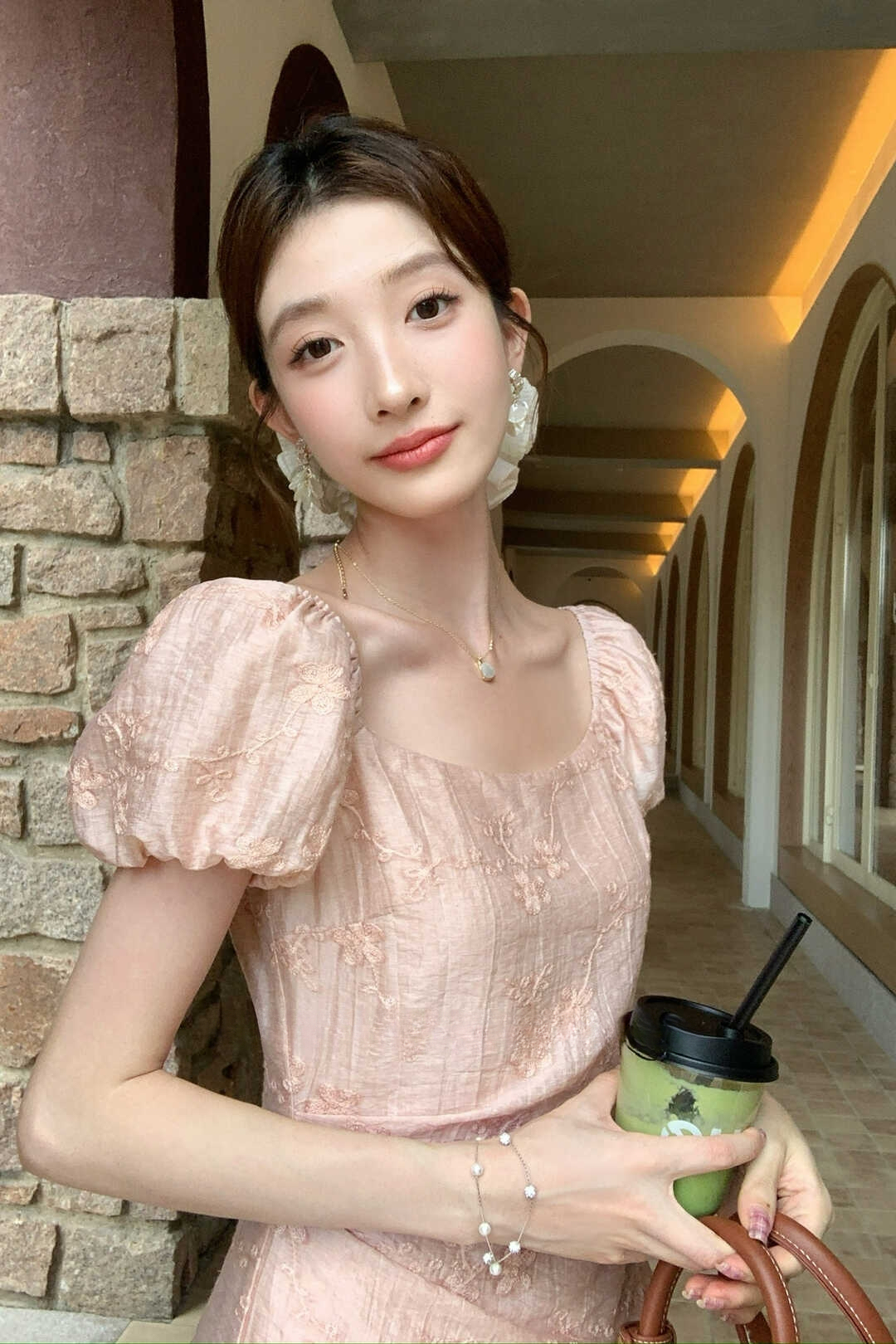 Exquisite Thousand Gold One-Piece Dress