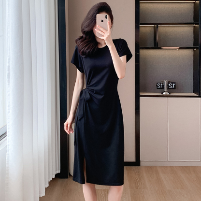 Classic Waist-Tie Dress 系带连衣裙