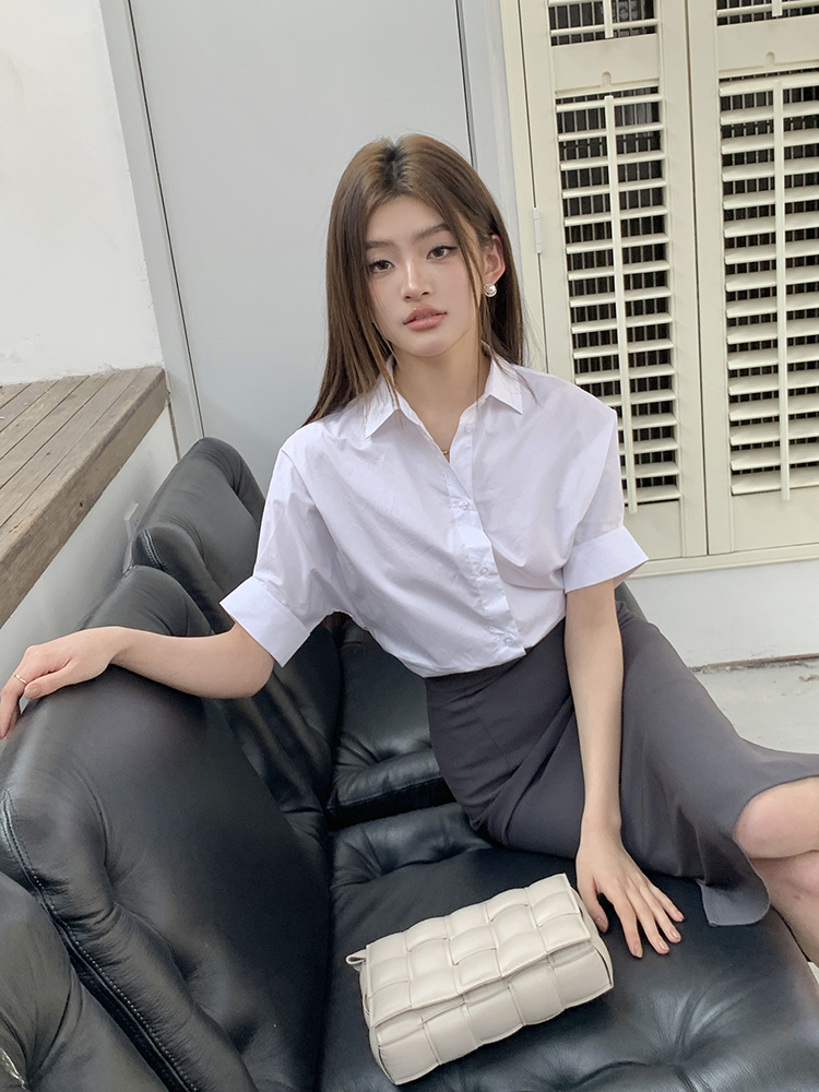  Elara Short Sleeve Top 百搭短袖小衬衫*2Colors