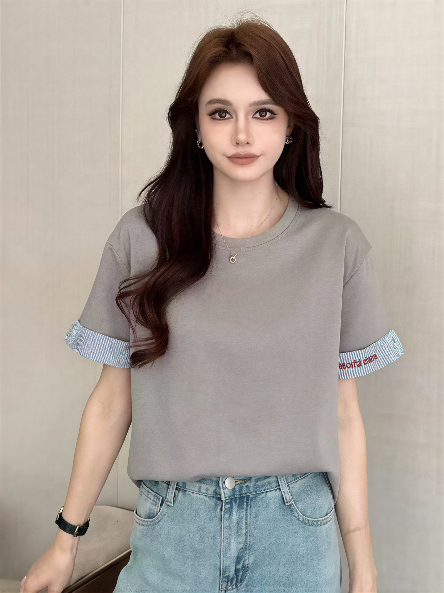 Everyday Patchwork Short Sleeve T-Shirt 日常闭眼穿的拼接短袖*5 Colors