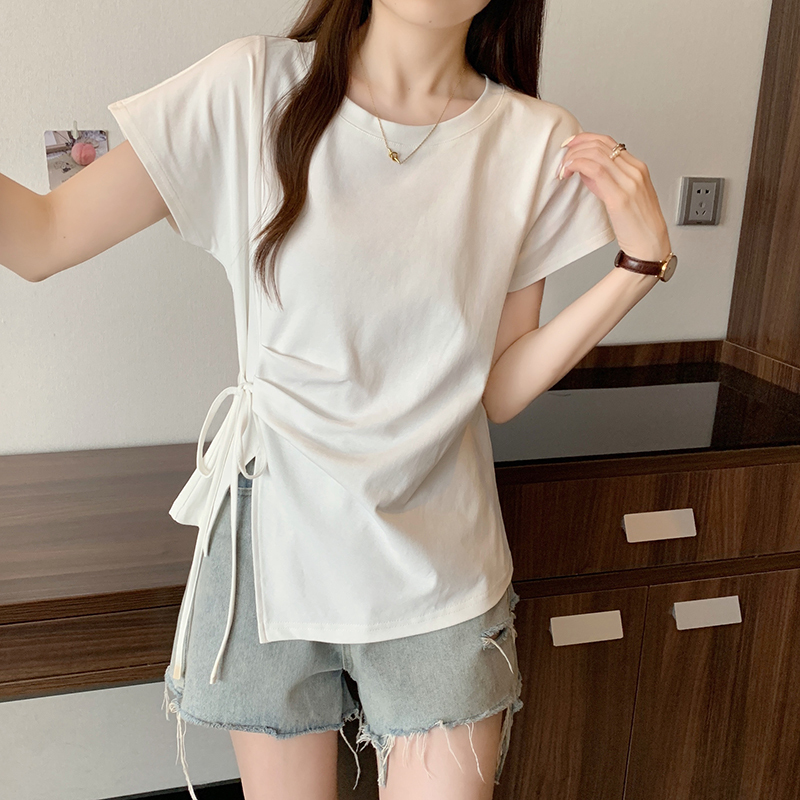 蝴蝶结短袖T恤*4 Colors