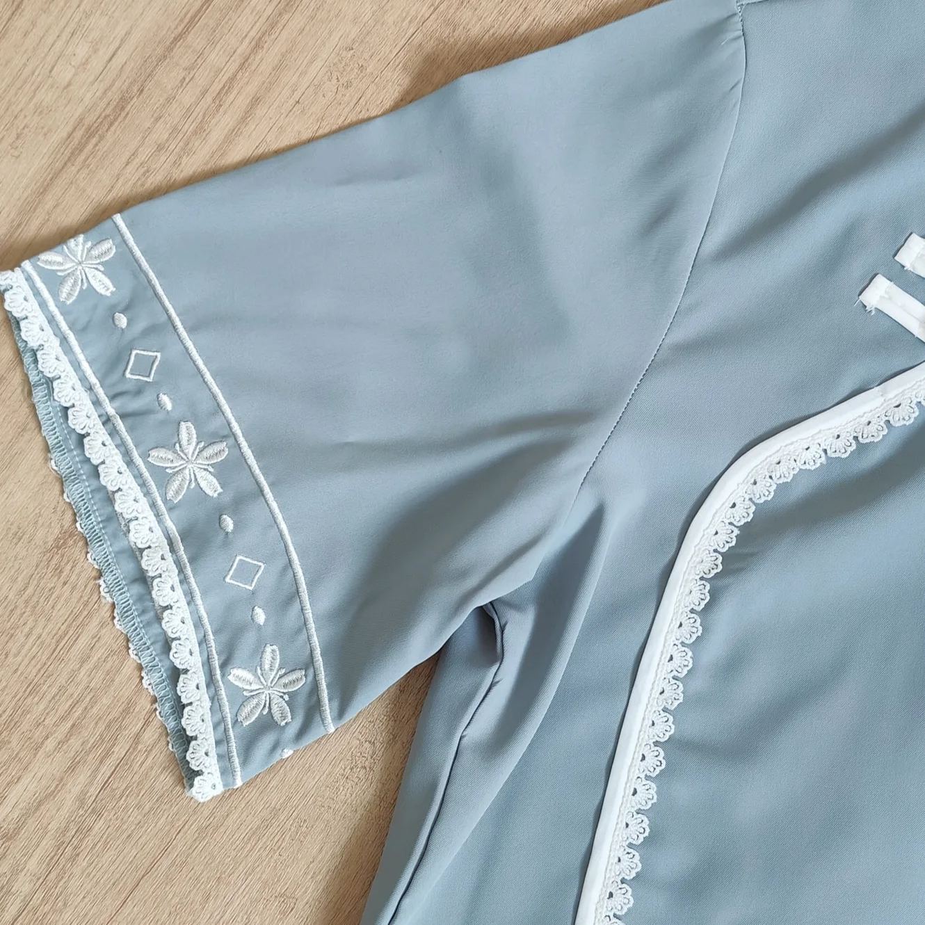 Retro Embroidery Hanfu Set 绣花民国风两件套