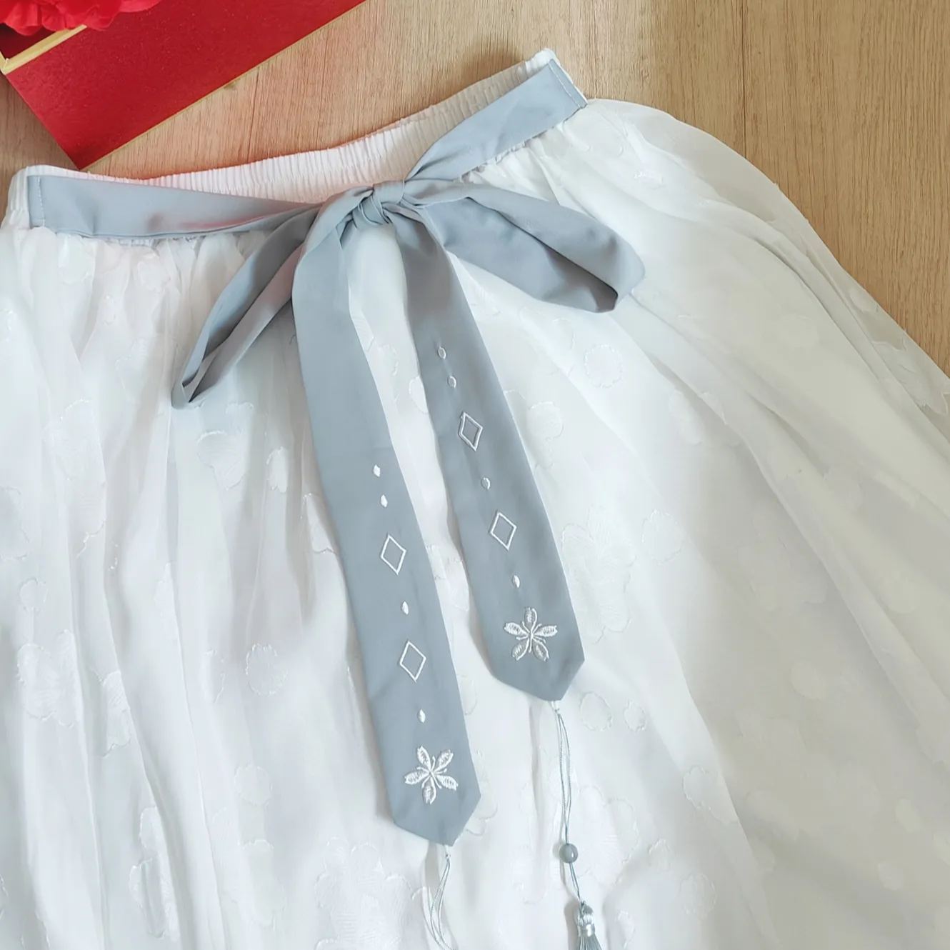 Retro Embroidery Hanfu Set 绣花民国风两件套