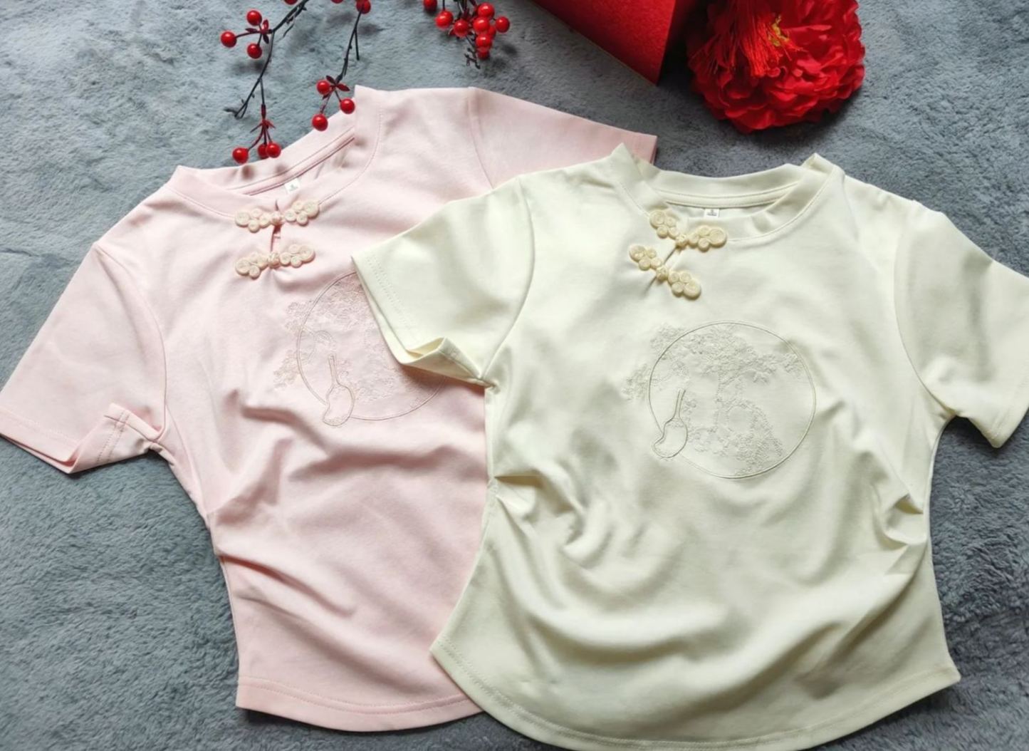 Fit Jacquard Crop Top 提花收腰T恤*3 Colors