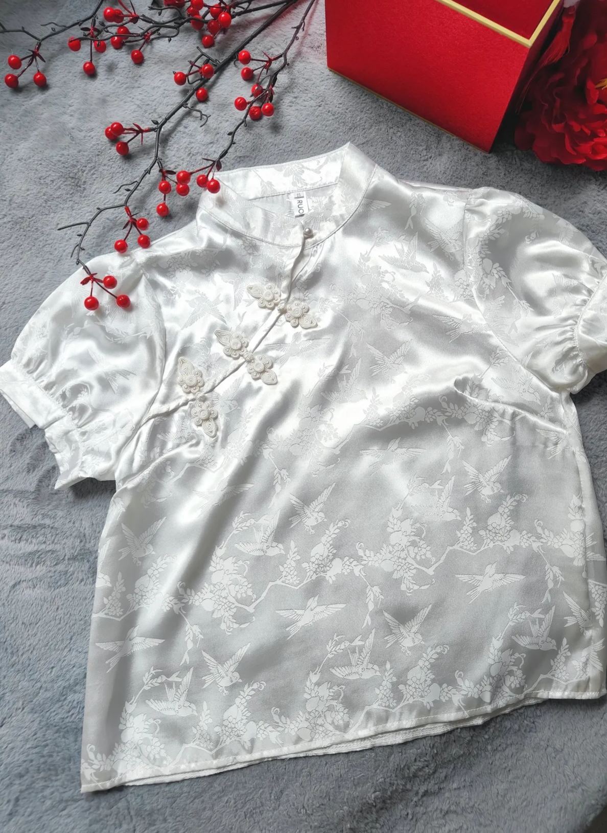 提花衬衣+马面裙两件套装 Jacquard Top with Hanfu Skirt Skirt