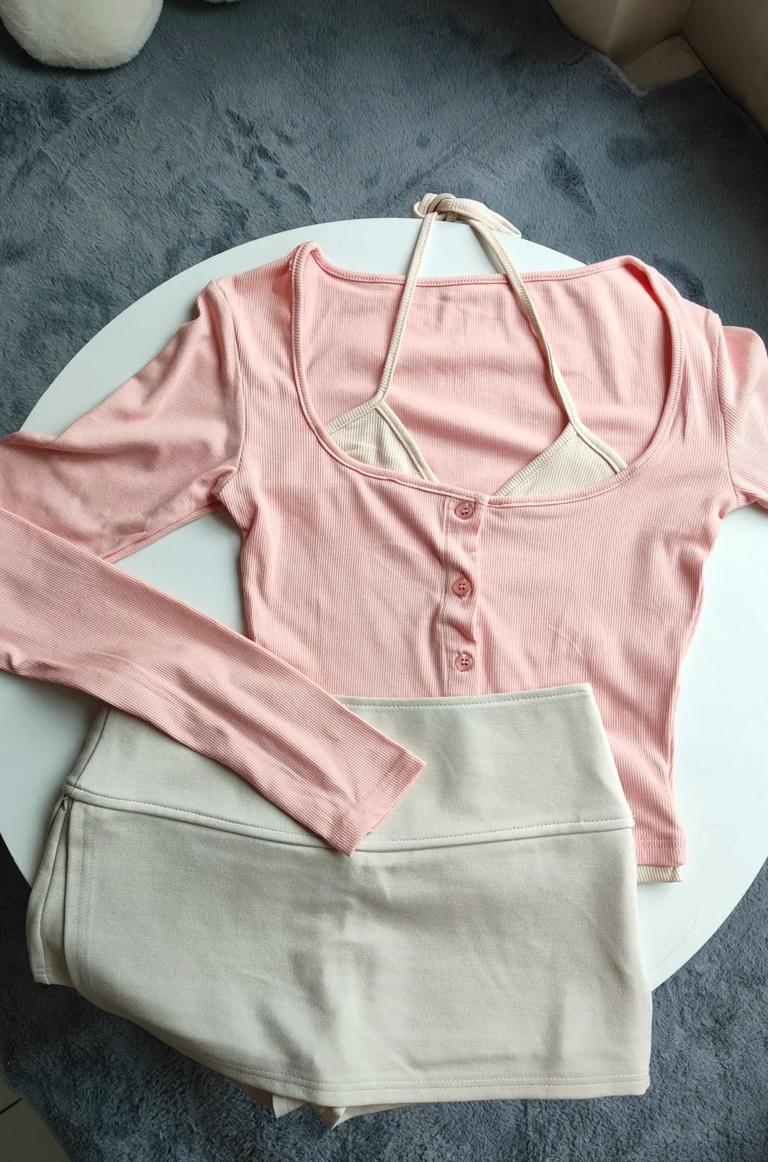 Side Slit Yoga Skirt 防走光开叉半裙*2Colors