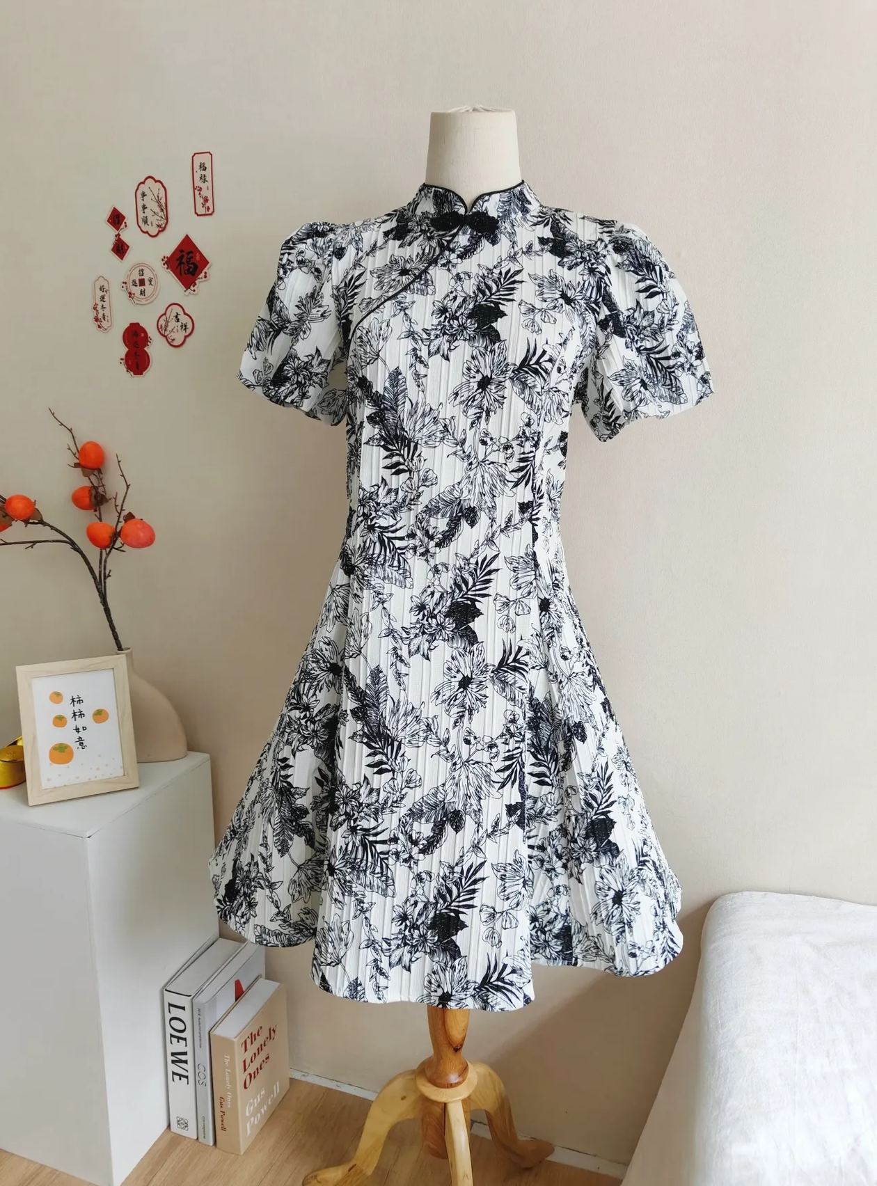 Elegant Floral Cheongsam 典雅花型旗袍