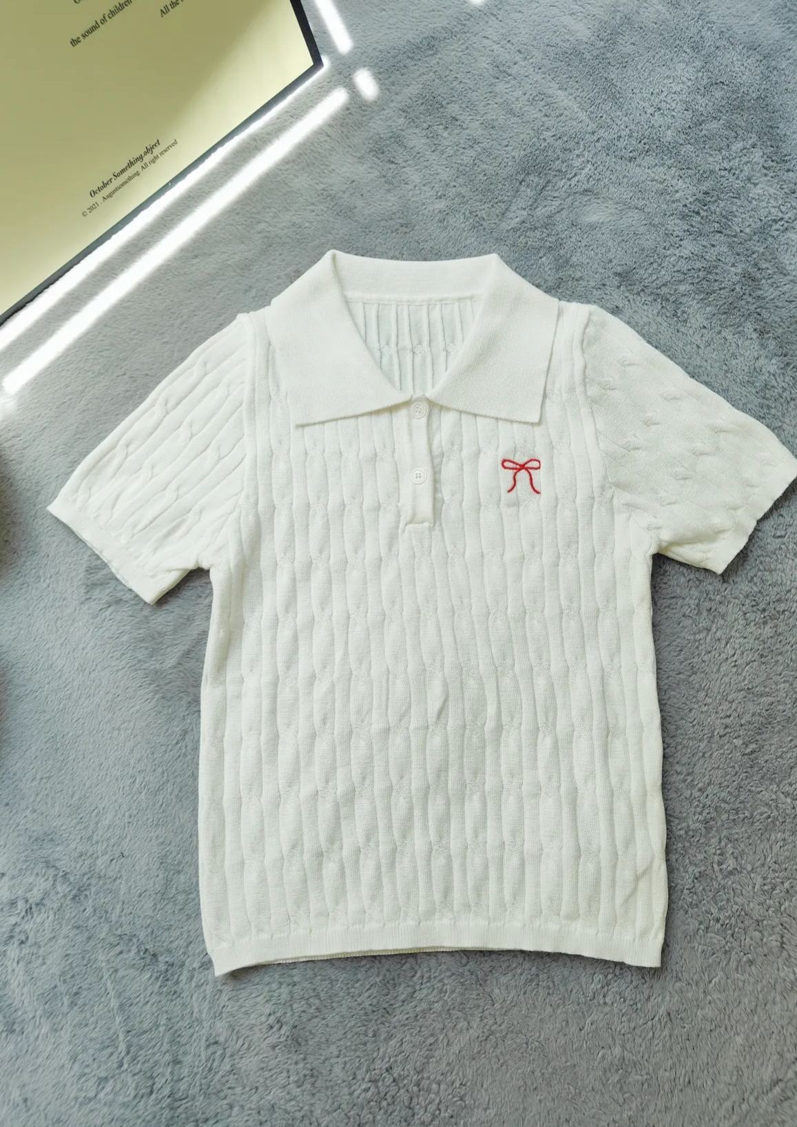 Bow-Knot Knit Top 蝴蝶结针织上衣