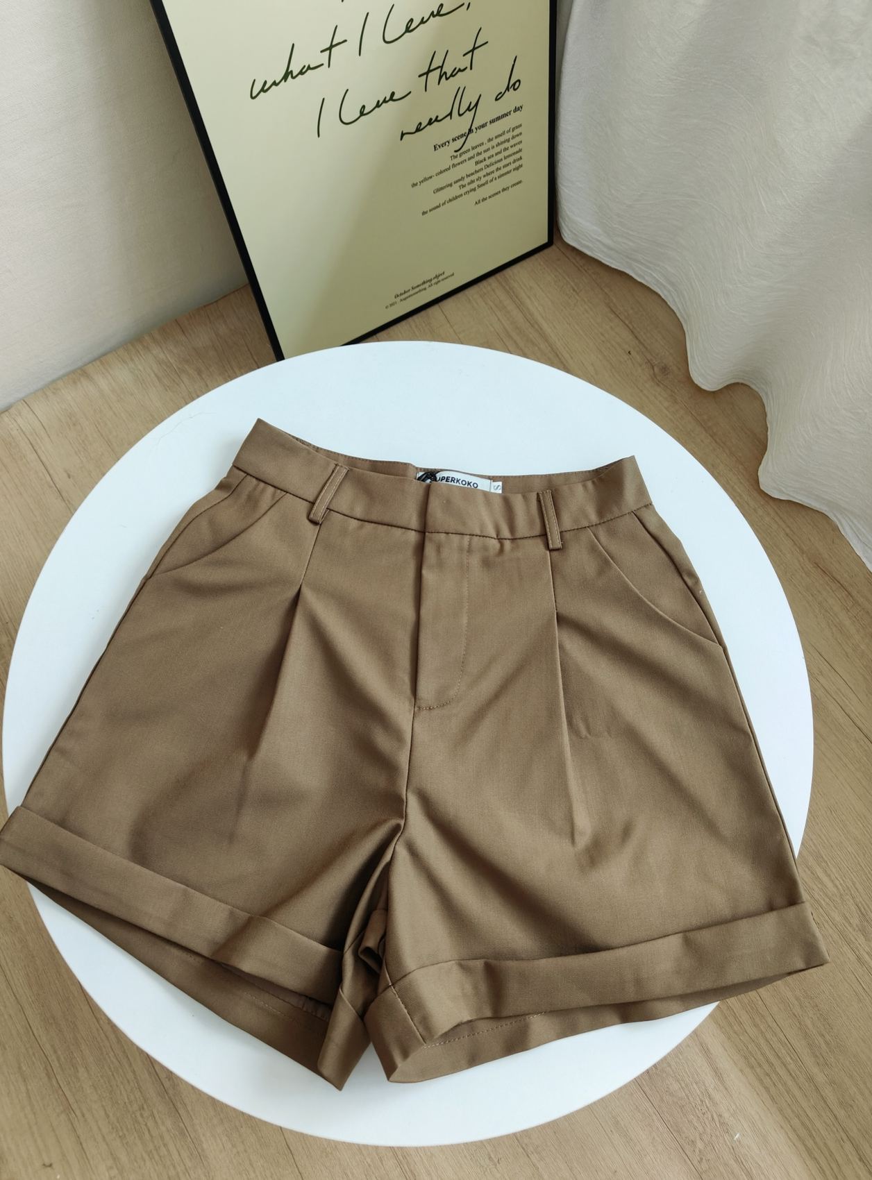 Thalia A-Line Casual Shorts A字高腰休闲短裤