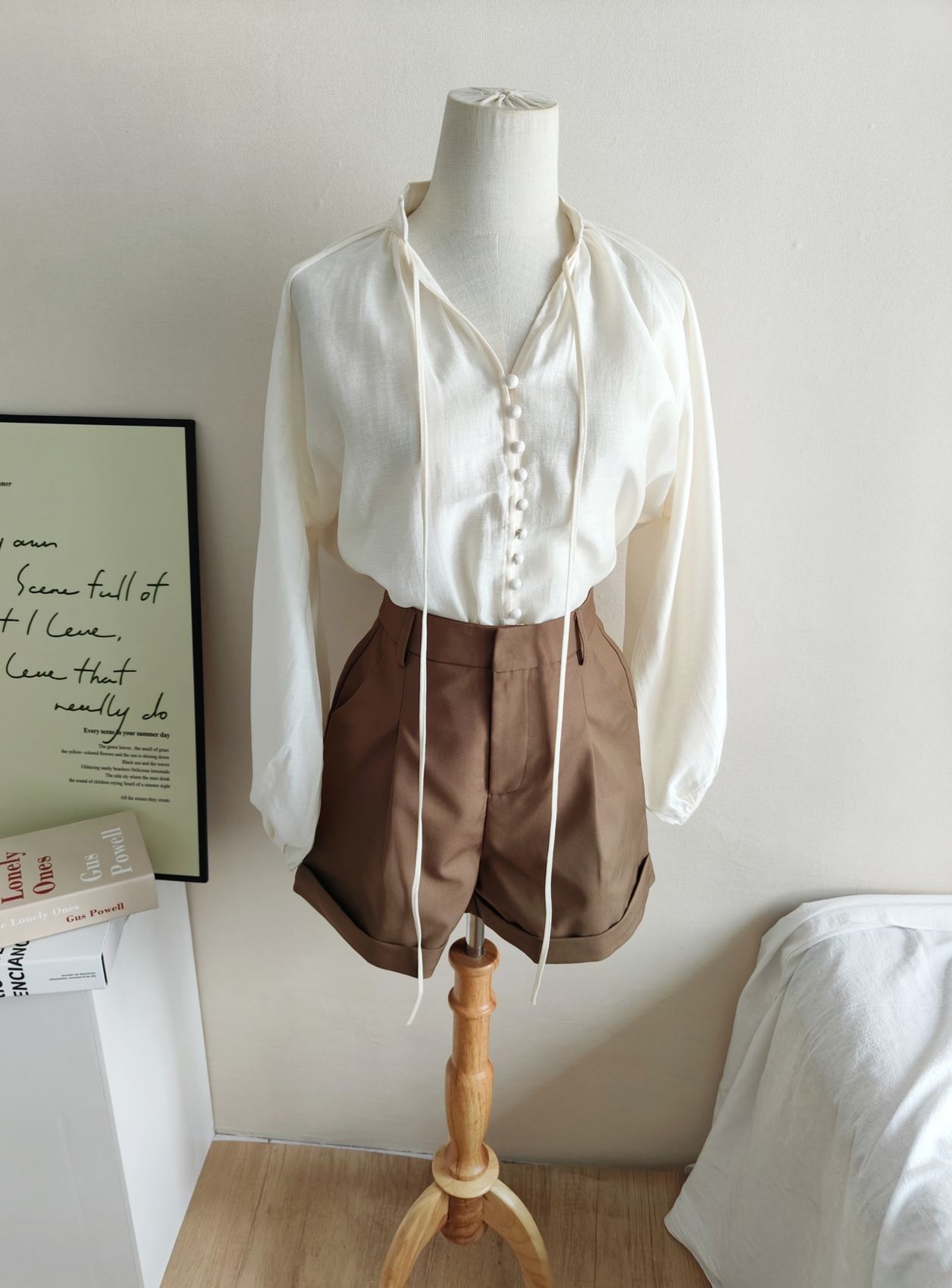 Thalia A-Line Casual Shorts A字高腰休闲短裤