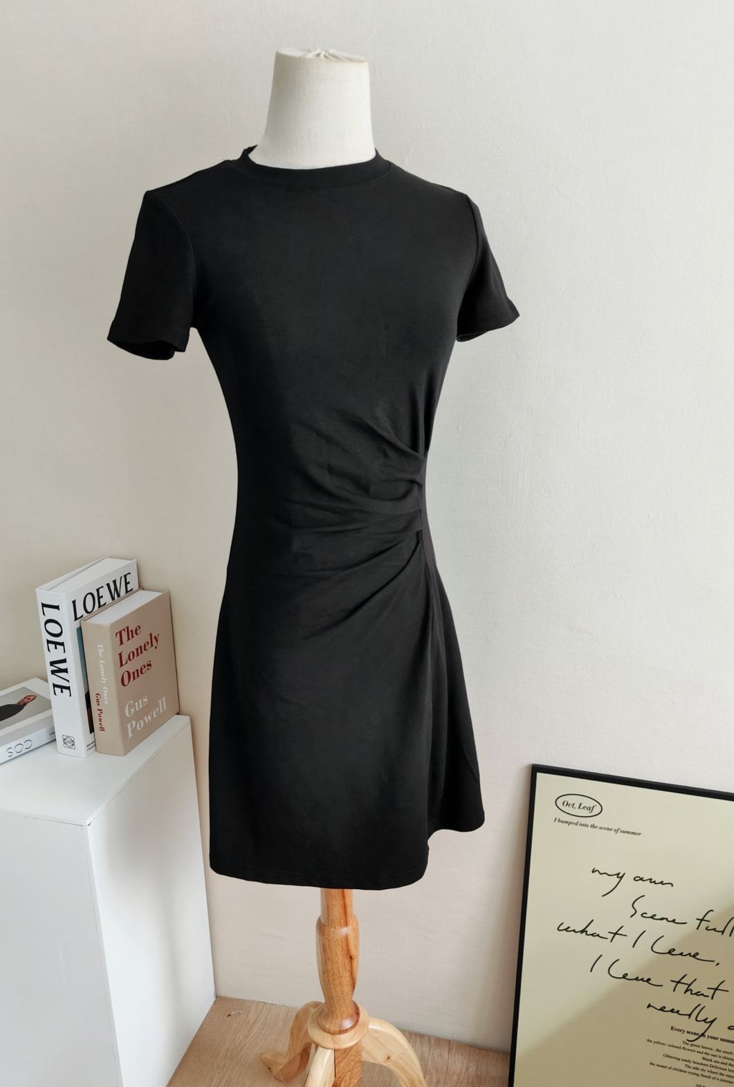 Casual Tee Dress 休闲收腰T恤连身裙