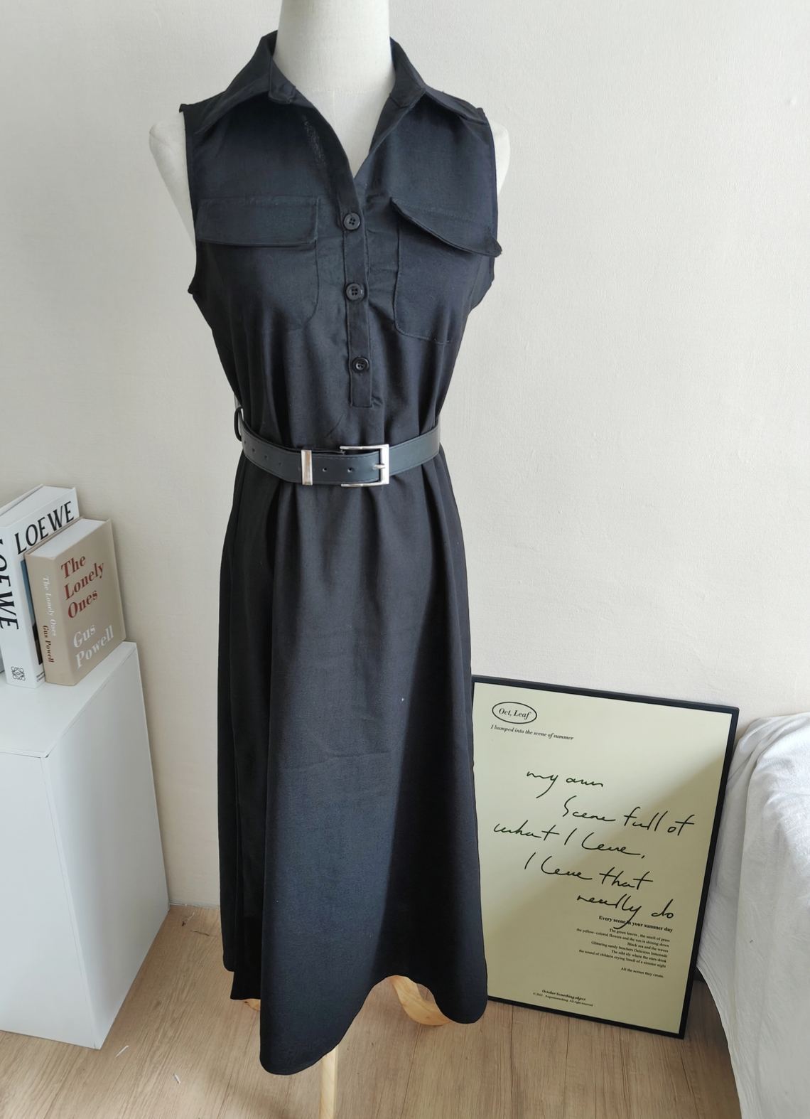 Eveline Sleeveless Dress 高级感无袖连衣裙*2Colors