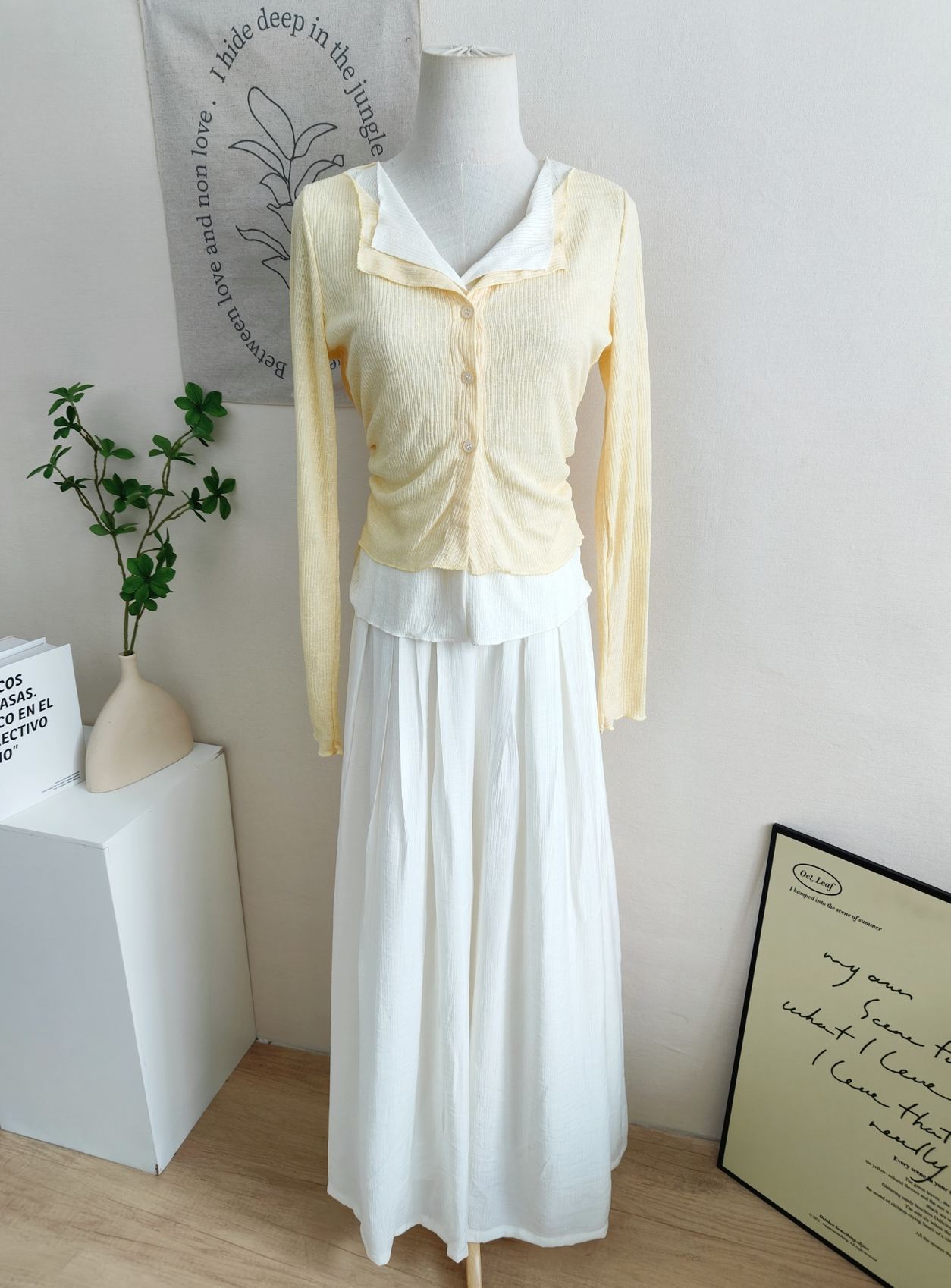 Korean Style Colorblock Faux Two-Piece Casual Top 韩系百搭撞色假两件休闲上衣*6 Colors