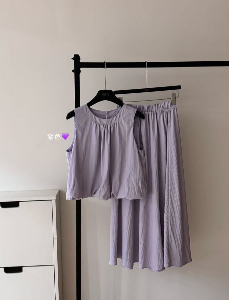 Amara Top + Skirt Set 温柔清新上衣+半身裙两件套*4 Colours