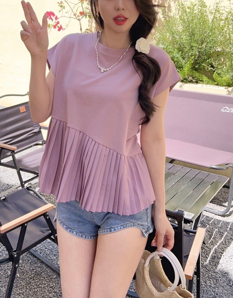 Pleated Casual Top 简约百褶上衣*7 Colors