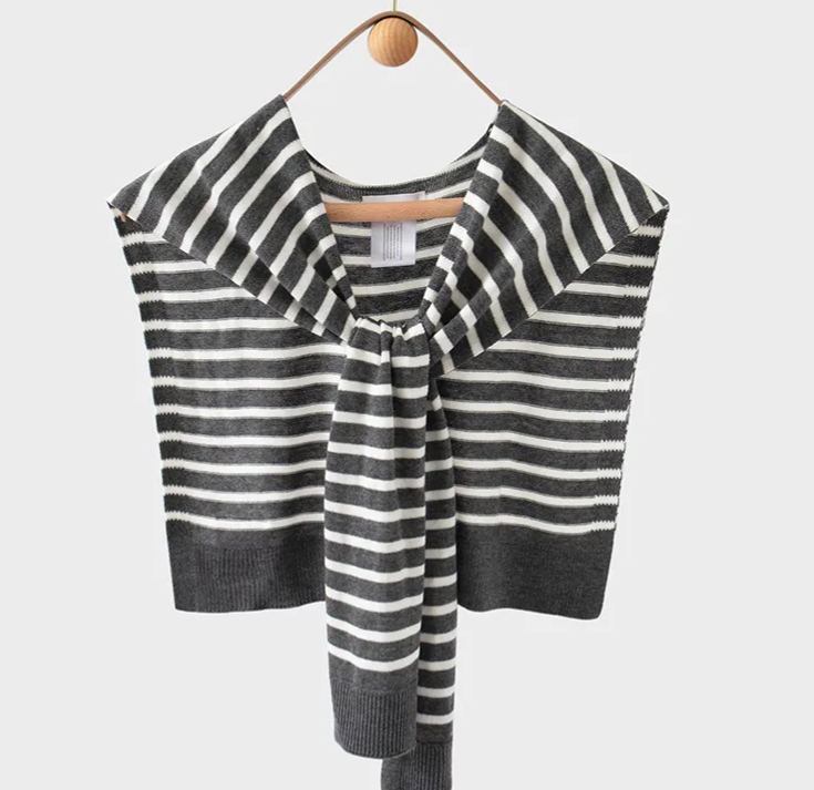 Stripe Shoulder Wrap Shawl 条纹小披肩*5 Colors