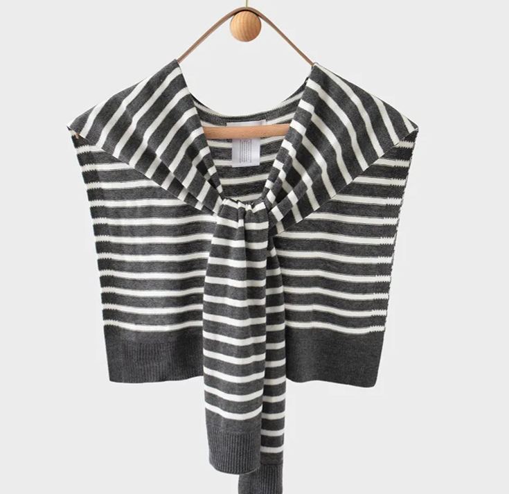 Stripe Shoulder Wrap Shawl 条纹小披肩*5 Colors