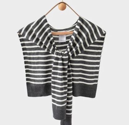Stripe Shoulder Wrap Shawl 条纹小披肩*5 Colors