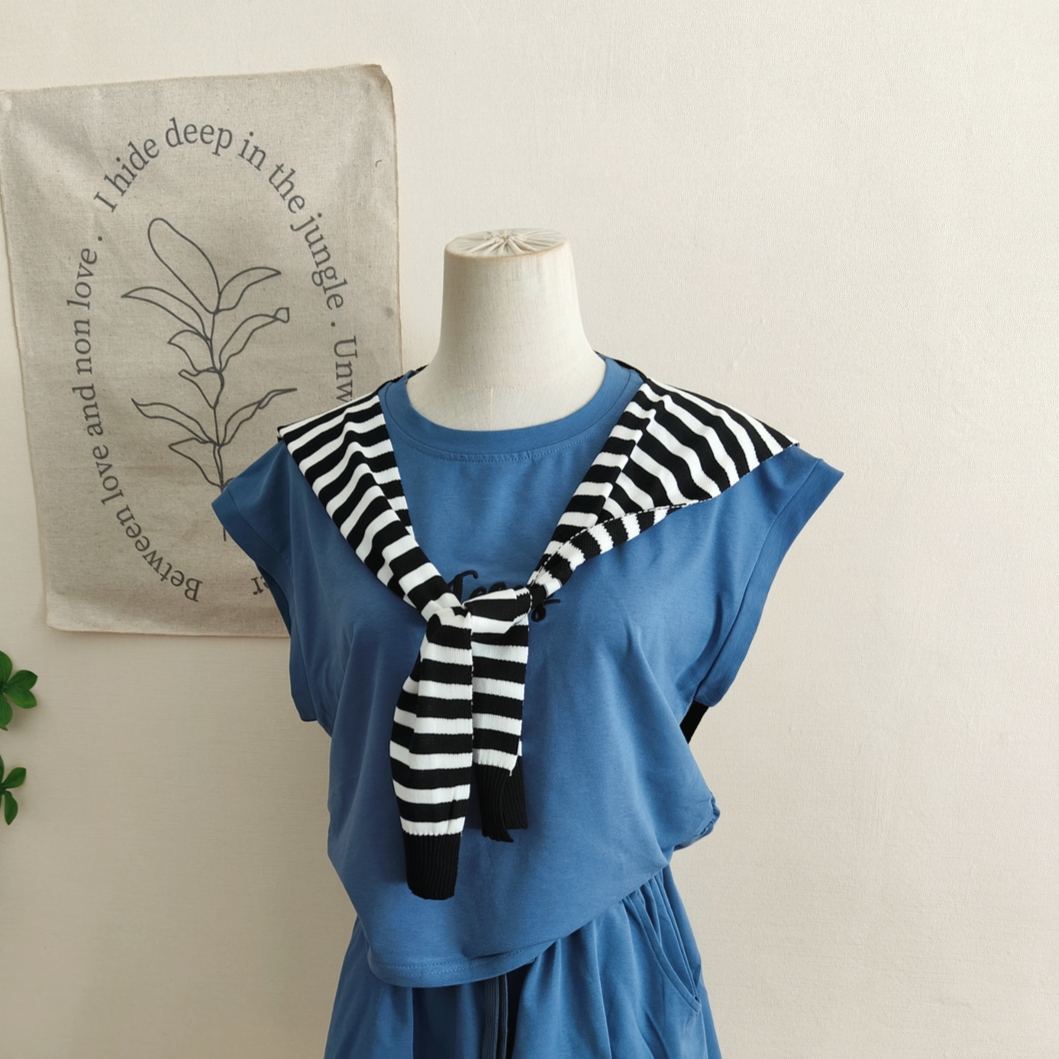 Stripe Shoulder Wrap Shawl 条纹小披肩*5 Colors