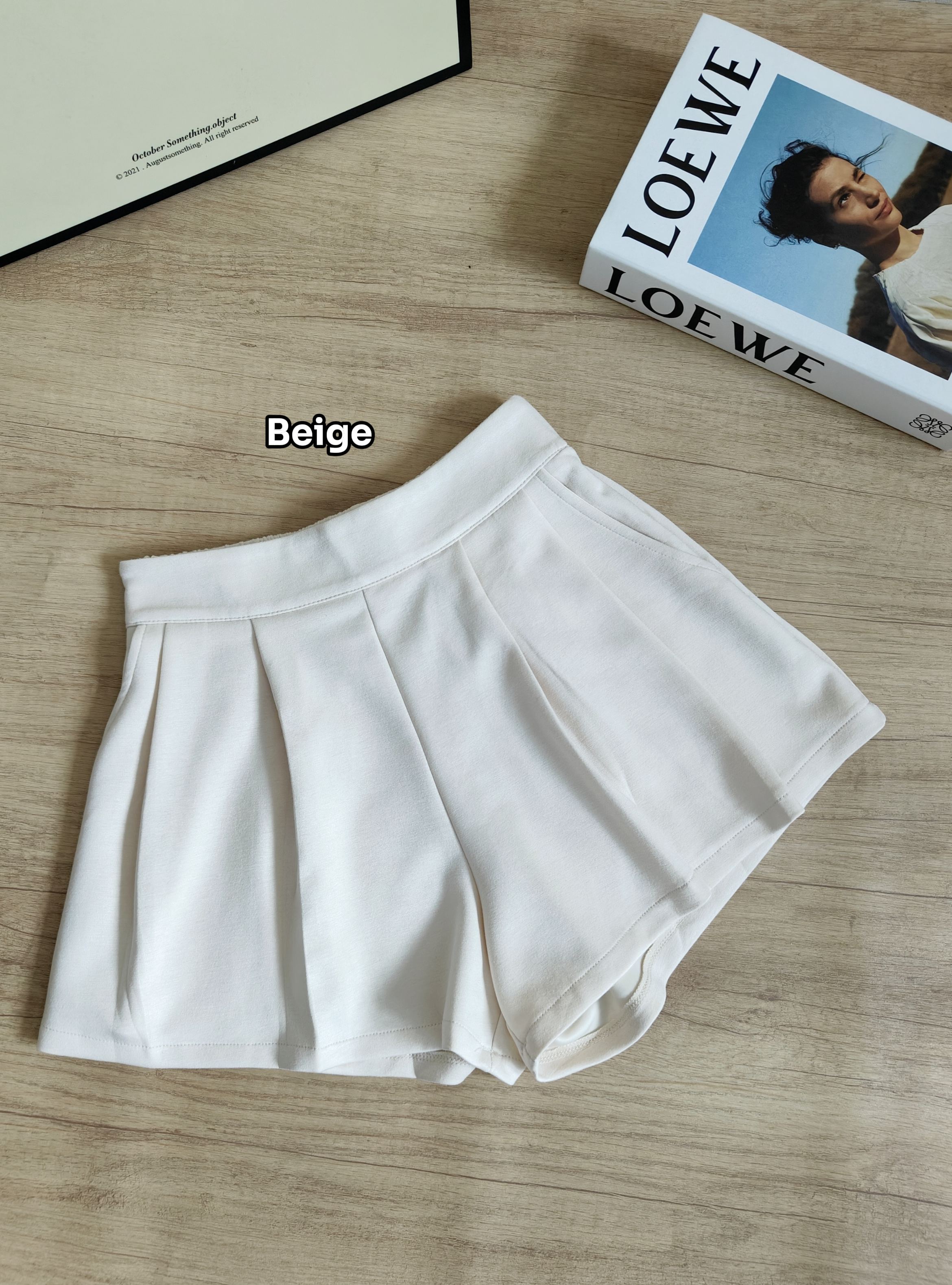 Pleated Cotton Shorts 太空棉百褶短裤*8 Colors