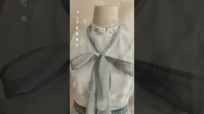 Celia Embroidered Dress with Shawl ✱大码✱汉元素绣花连衣裙+小披肩两件套