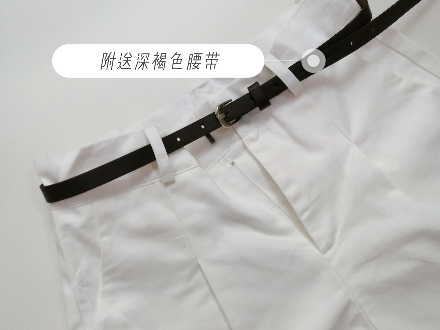 High-Waisted Wide-Leg Shorts 高腰洗水棉阔腿五分裤* 3 Colors