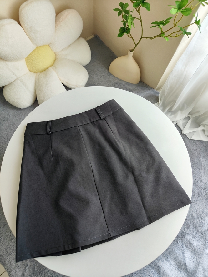 Eliza A-Line Pleated Skirt 显瘦西装A字百褶半身裙*3 colors